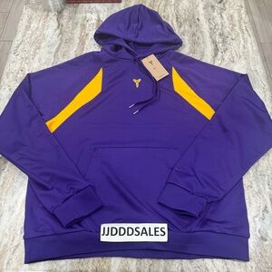 Nike Kobe Pullover Hoodie Sweatshirt Lakers Therma-FIT HJ8109-547 $80 Men's Lrg
